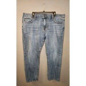 Lucky Brand Jeans Men's 42x30 Blue Denim Medium Wash 221 Straight‎ Low Rise